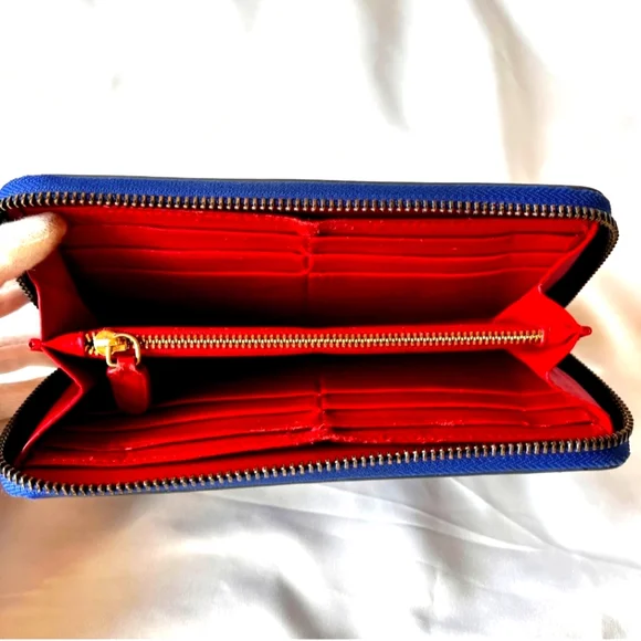 Christian Louboutin Panettone blue spiked long wallet - Picture 9 of 16